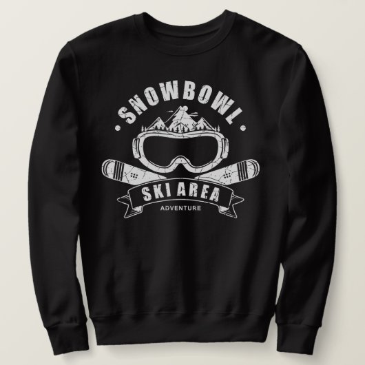 Retro Snowbowl Ski Adventure T - Shirts (Design vorne)