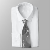 RETRO SNOWFLAKE POLKA DOTS CHRISTMAS URLAUB KRAWATTE (Gebunden)