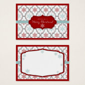 Retro Snowflakes Geschenk Tag 2 (Vorne & Hinten)