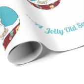 Retro - Snowman Geschenkpapier (Rolleneckpunkt)