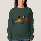 Retro Snowman Men's Sweatshirt (Vorderseite)