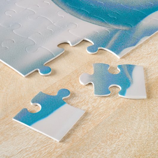 Retro Snowman, Niedlicher Hund, roter Kardinal und Puzzle (Seite)