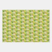 Retro Snowmen Geschenkpapier Set (Vorderseite 3)