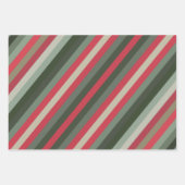 Retro Snowy Weihnachtshäuser Geschenkpapier Set (Vorderseite 2)