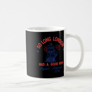 Retro So Long London Hat Eine Gute Fahrt Hinter Si Kaffeetasse