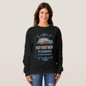 Retro SoCal Surfing West Coast Safari Long Board C Sweatshirt (Vorne ganz)