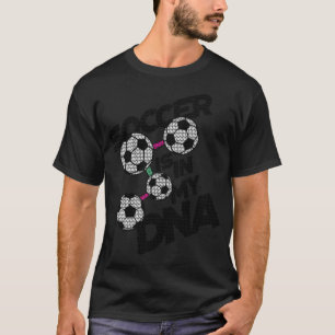 Retro Soccer Fan Geschenk ist in My DNA Soccer Lov T-Shirt
