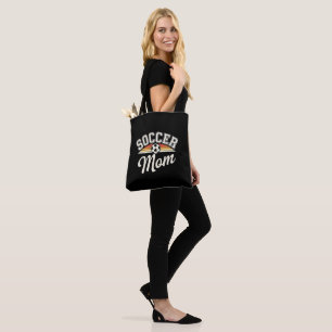 Retro Soccer Mama Design - Vintager Stilfußball Tasche