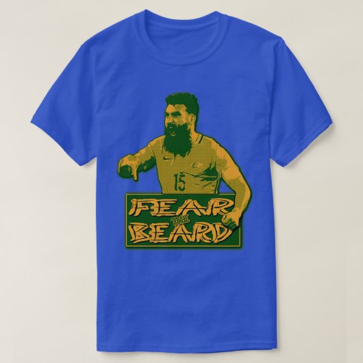 Retro Socceroos Mile Jedinak ANGST DEN BARD T-Shirt (Design vorne)