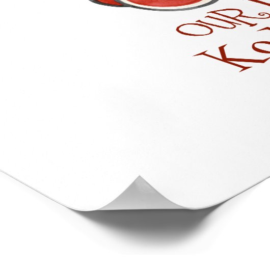 Retro Sock Monkey w Fire Motor Baby Boy Geschenke Poster (Ecke)