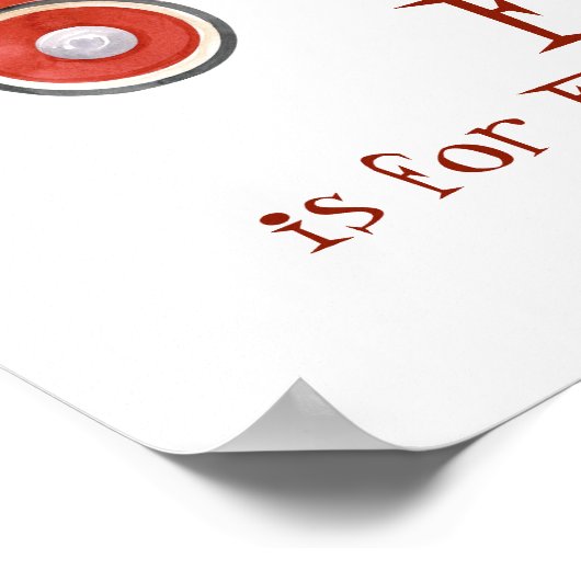 Retro Sock Monkey w Strumpf Cap Baby Geschenke Poster (Ecke)