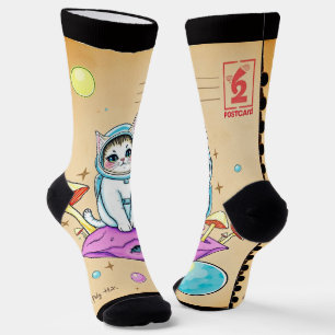 Retro-Socken für die Katze im Whimsikel Socken