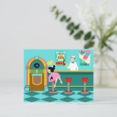 Retro-Soda-Fossil Postkarte (Stehend Vorderseite)