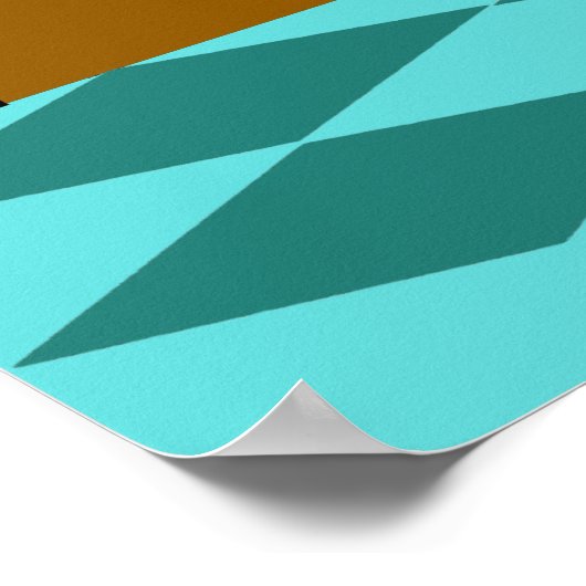 Retro Soda Fotonenpflaster Poster (Ecke)