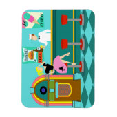 Retro Soda Fountain Flexible Magnet (Vertikal)