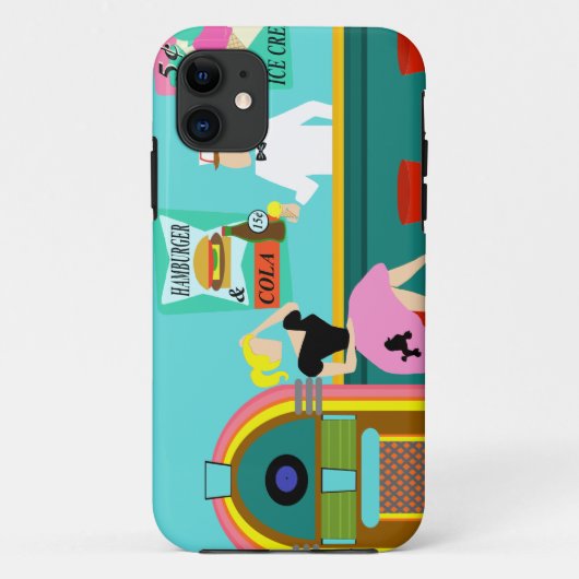 Retro Soda Fountain iPhone 5/5S Case (Rückseite)