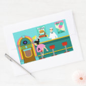 Retro Soda Fountain Stickers (Umschlag)