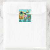 Retro Soda Fountain Stickers (Tasche)
