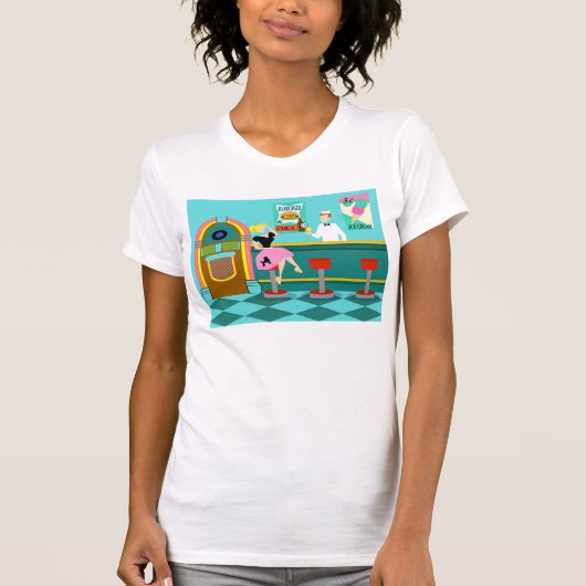 Retro Soda Fountain T - Shirt (Vorderseite)