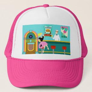 Retro Soda Fountain Trucker Hat Truckerkappe