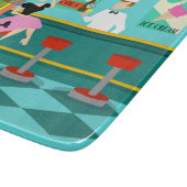 Retro-Soda-Fülltafel Schneidebrett (Ecke)