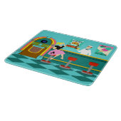 Retro-Soda-Fülltafel Schneidebrett (Ecke)