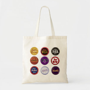 Retro-Sodadeckel-Tasche, Vintage-Pop-Art-Tasche  Tragetasche