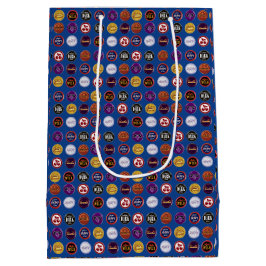 Retro-Sodawerk-Geschenktüte, Vintage-Gamer-Geschen Mittlere Geschenktüte