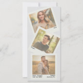 Retro Sofortkamera 3 Foto QR Save the Date (Vorderseite)