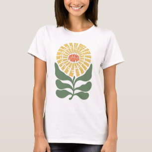 Retro-"Soft Mama"-Blumen-Typografie-Design T-Shirt