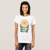Retro-"Soft Mama"-Blumen-Typografie-Design T-Shirt (Vorne ganz)