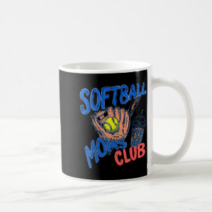 Retro-Softball-Mütter-Club-Eiskaffee-Sportmutter Kaffeetasse