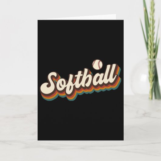 Retro Softll Grafik - Softll Karte (Vorderseite)