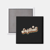 Retro Softll Grafik - Softll  Magnet (Vorderseite/Rückseite)