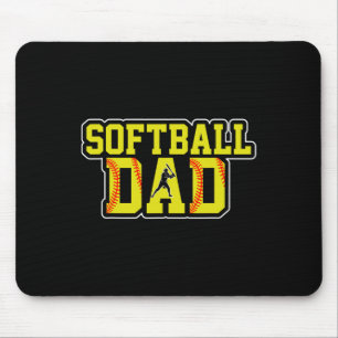 Retro Softll Papa Spiel Tag Papa Vatertag Weihnach Mousepad