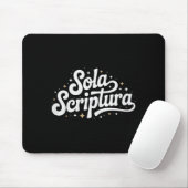 Retro Sola Scriptura Reformierte Christliche Theol Mousepad (Mit Mouse)