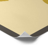 Retro Soldier und Tank Poster (Ecke)