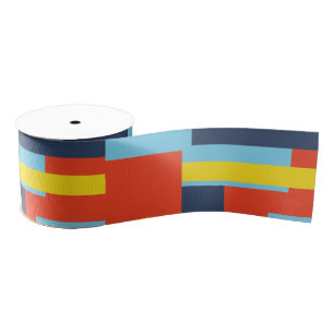 Retro-Solid-Block-Design/Set 2 Ripsband
