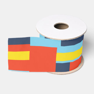 Retro-Solid-Block-Design/Set 2 Ripsband