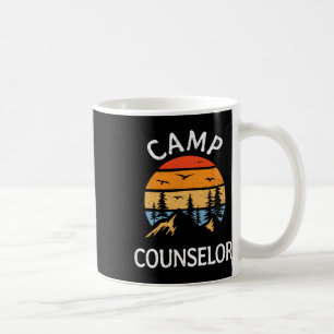 Retro-Sommer-Camp-Berater Direktor Camper-Personal Kaffeetasse