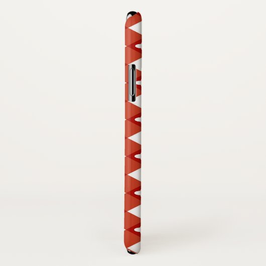 Retro Sommer-Gänseblümchen-rote Karo-karierter Case-Mate iPhone Hülle (Hinten/Rechts)