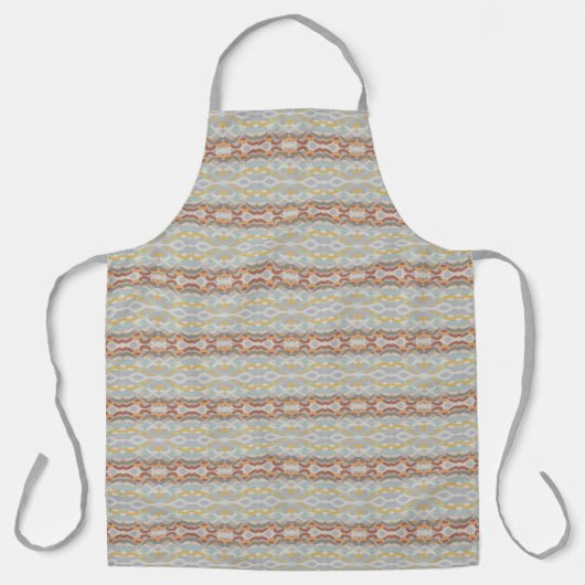 Retro-Sommer geometrisches Farbfeld-Musterdesign Schürze (Vorderseite)