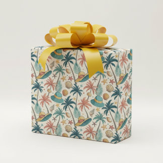 Retro Sommer Geschenkpapier