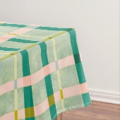 Retro Sommer grün und rosa kariert Tischdecke (Beispiel)