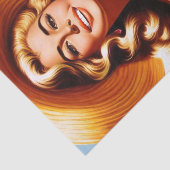 Retro-Sommer-Pin-up Seidenpapier (Ausschnitt)