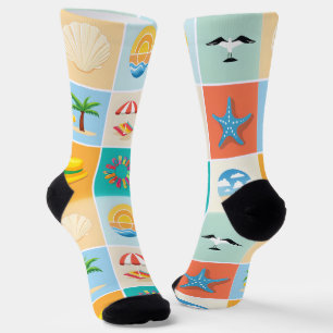 Retro Sommer Socken