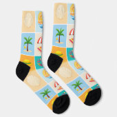 Retro Sommer Socken (Rechts)