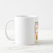 Retro-Sommer-Stimmung-Design Kaffeetasse (Links)