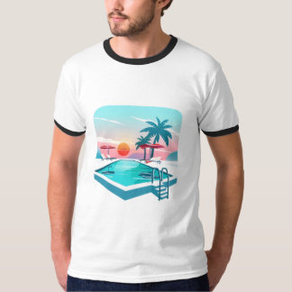 Retro-Sommer-T-Shirt T-Shirt