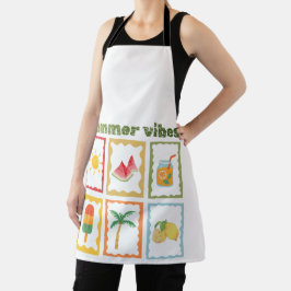 Retro-Sommer-Vibes-Design Schürze